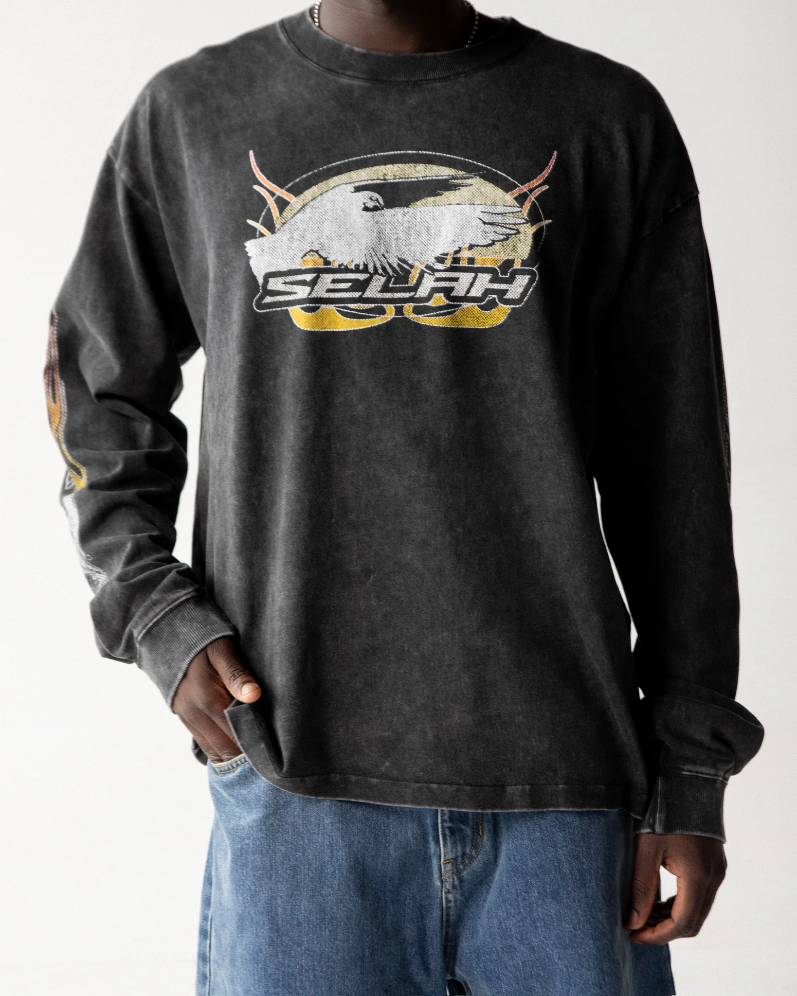 "EAGLE" LONG SLEEVE TEE - Image 3