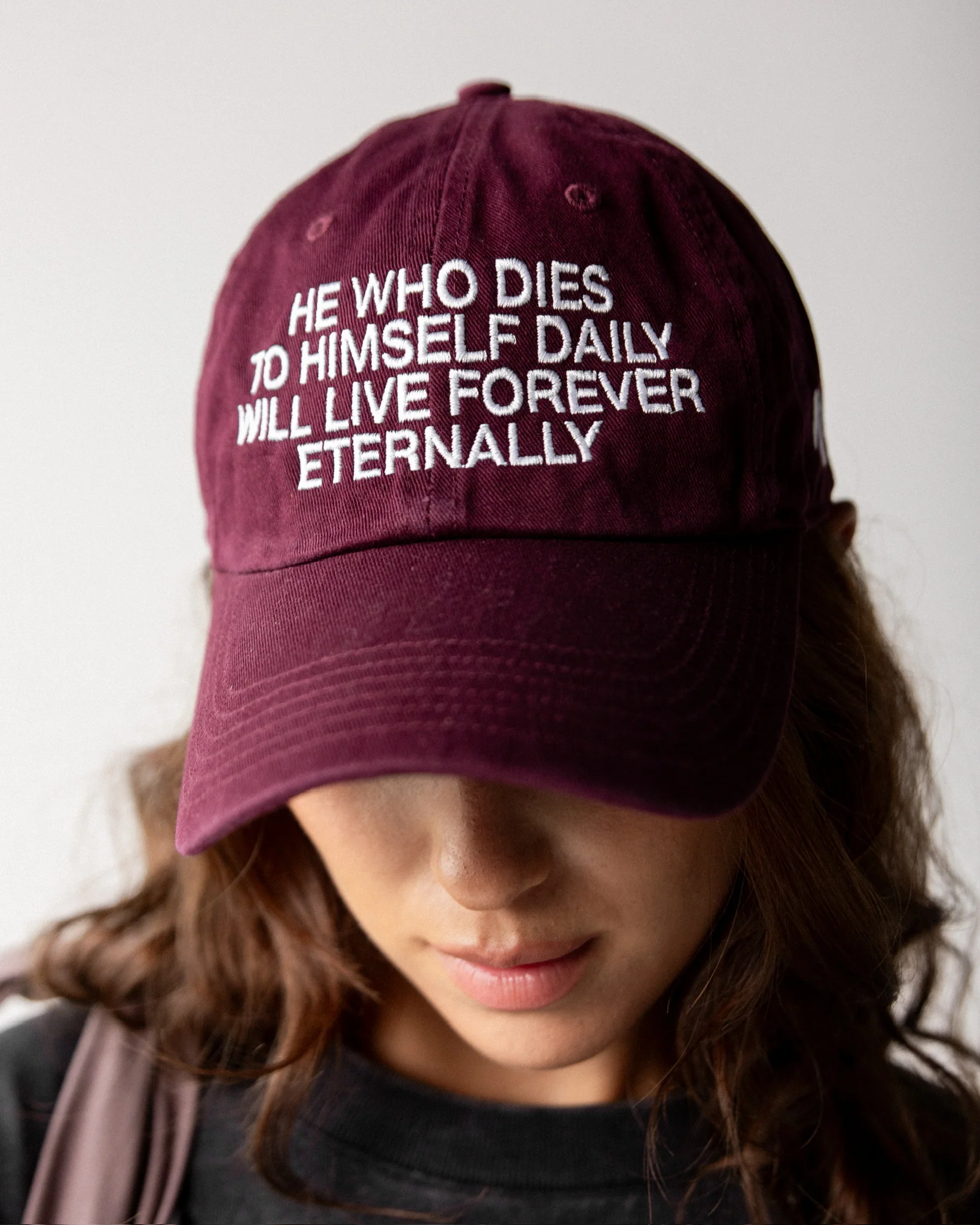 "ETERNITY" CANVAS DAD HAT - Image 6