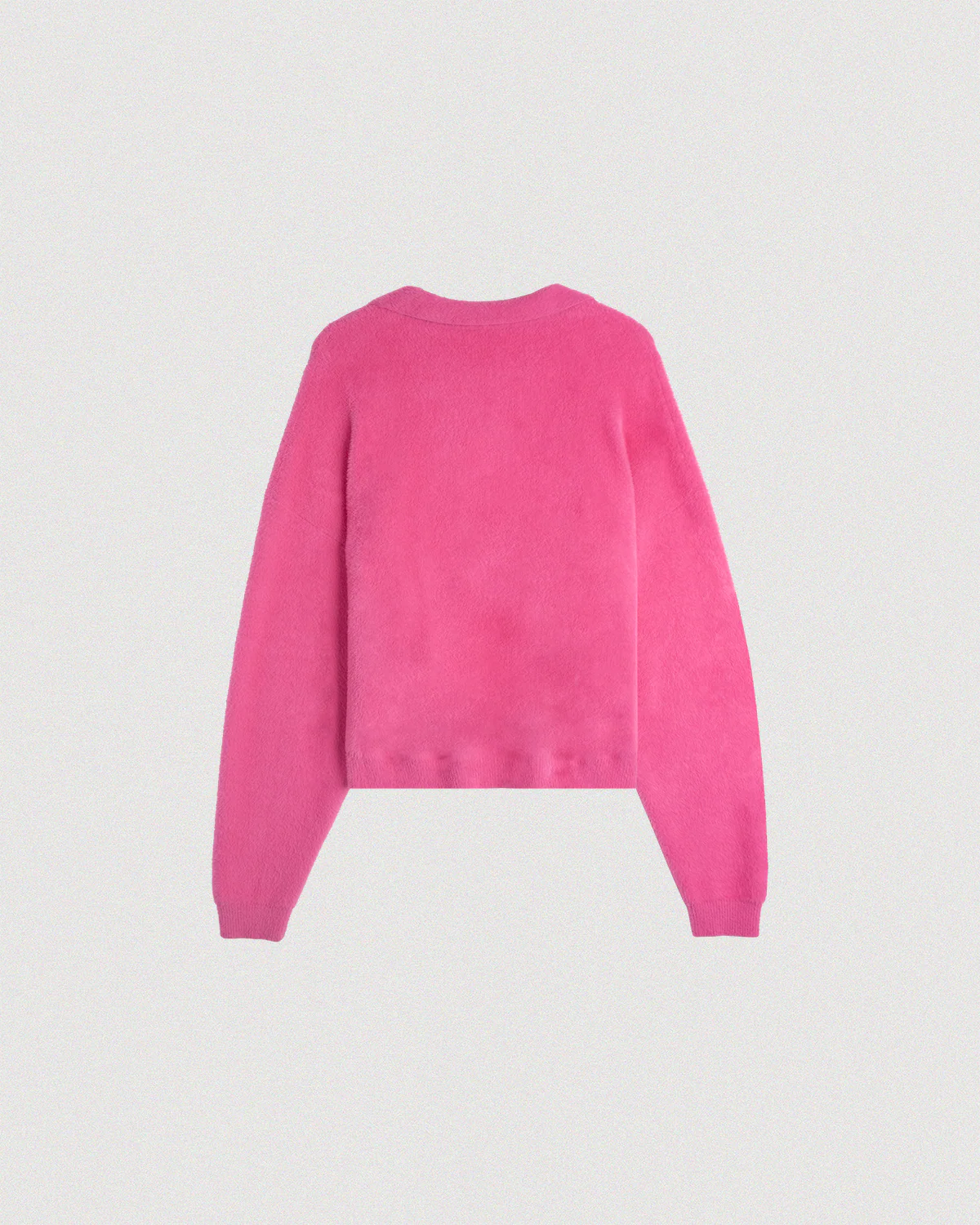 "FUCHSIA" COLLARED KNIT SWEATER - Image 4