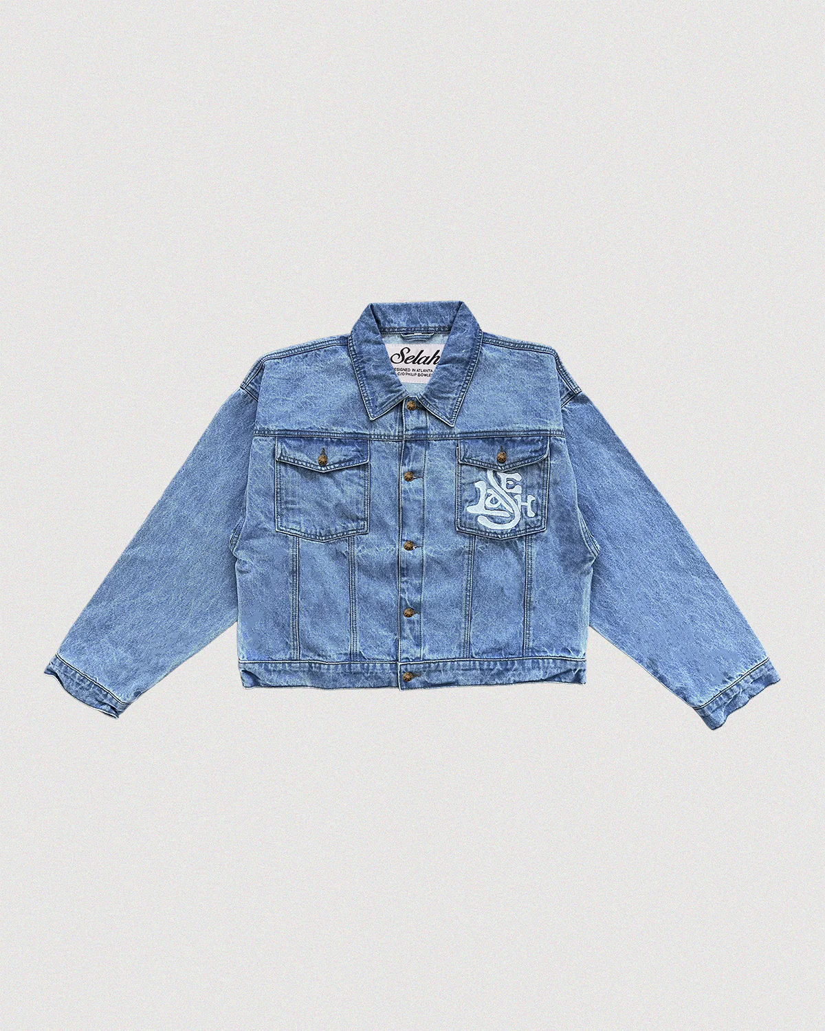 "LOGO" JEAN JACKET - Image 4