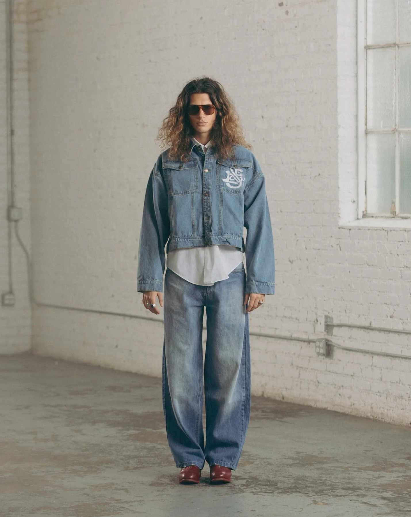 "LOGO" JEAN JACKET - Image 5