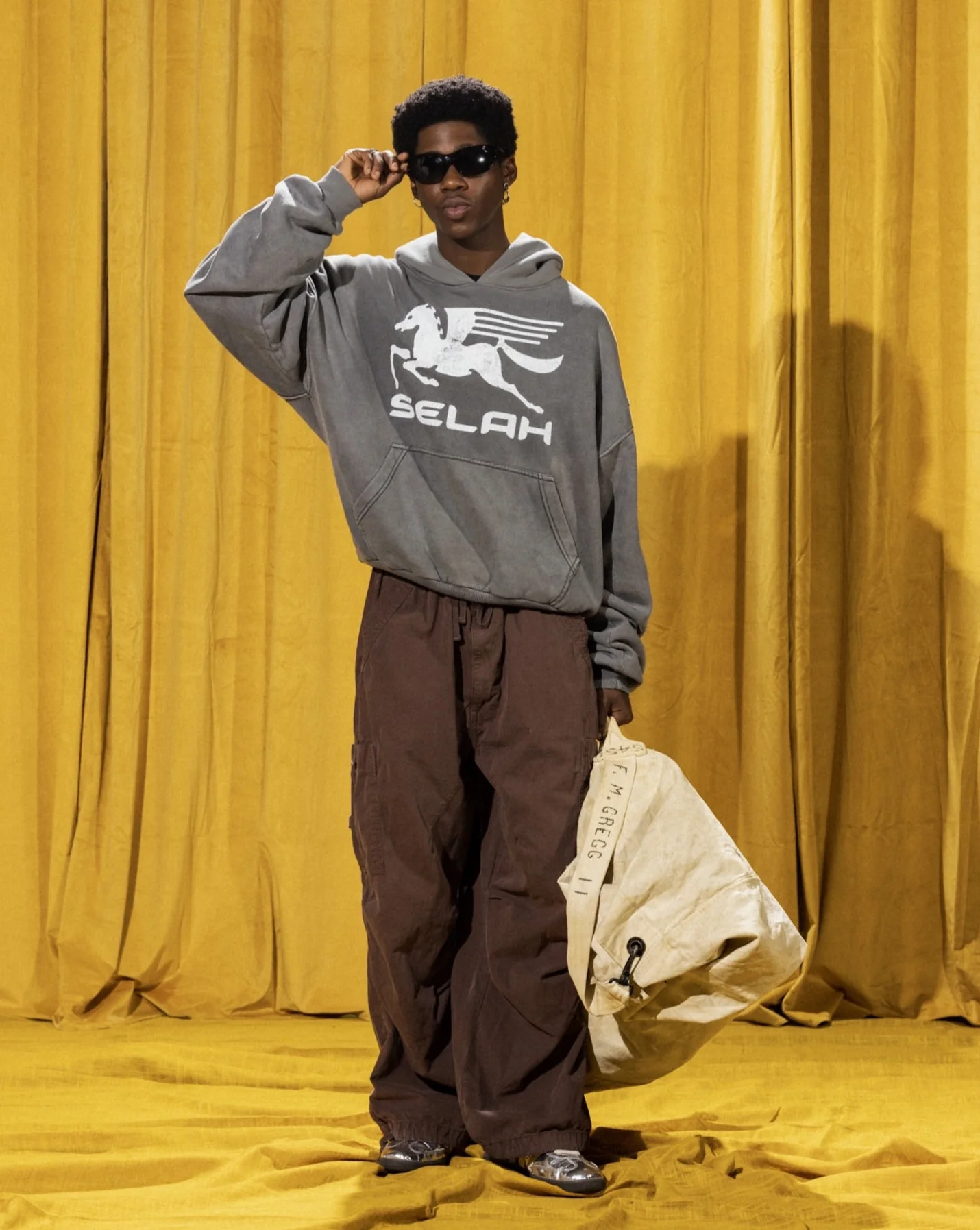 "PEGASUS" SUN-FADED HOODIE - Image 5