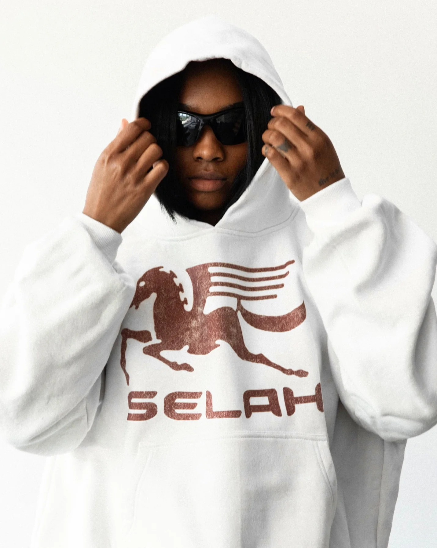 "PEGASUS" SUN-FADED HOODIE - Image 9